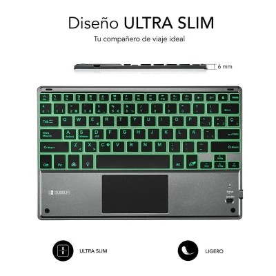 Teclado Compacto Inalámbrico por Bluetooth Subblim Touchpad