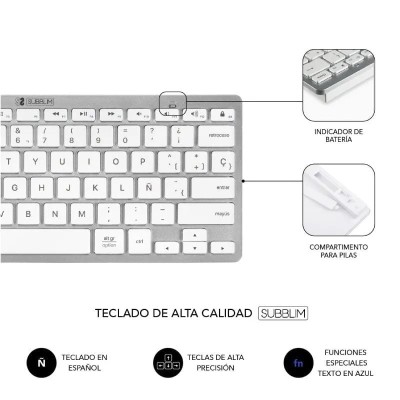 Teclado y Ratón Inalámbrico Subblim OCO010 Combo