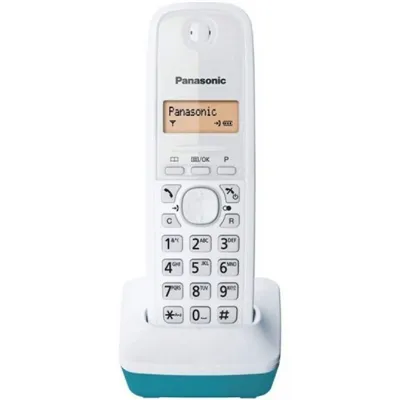 Teléfono Inalámbrico Panasonic KX-TG1611/ Blanco/ Azul