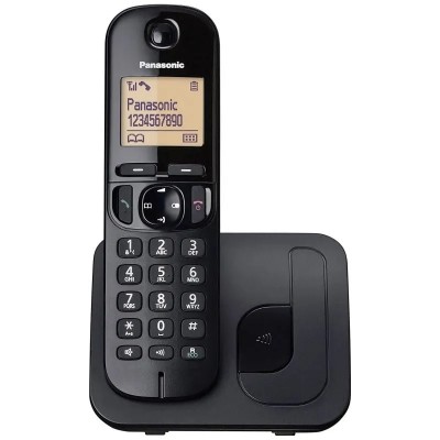 Teléfono Inalámbrico Panasonic KX-TGC210SPB/ Negro