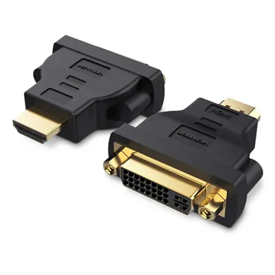 Adaptador HDMI Vention ECCB0/ HDMI Macho - DVI (24+5) Hembra