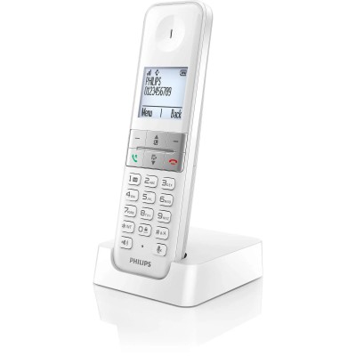 Teléfono Inalámbrico Philips D4701W/34/ Blanco