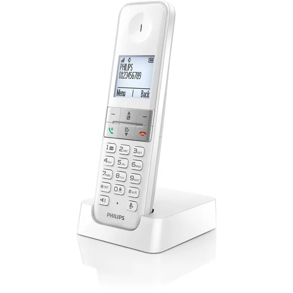 Teléfono Inalámbrico Philips D4701W/34/ Blanco