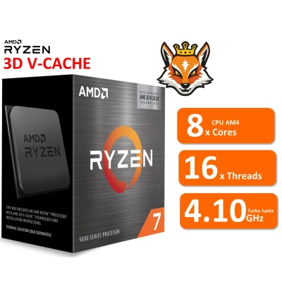 AMD Ryzen 7 5700X3D a 3.0/4.1GHz AM4 8x Core