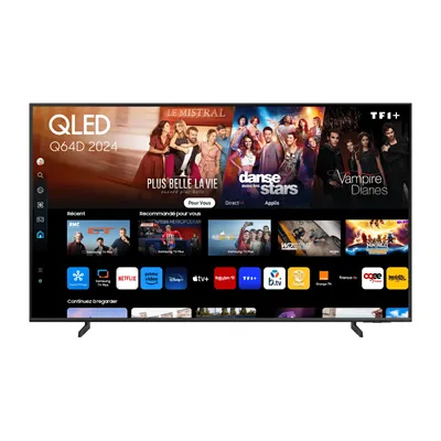 Televisor Samsung QLED Q64D TQ55Q64DAU 55'/ Ultra HD 4K/ Smart