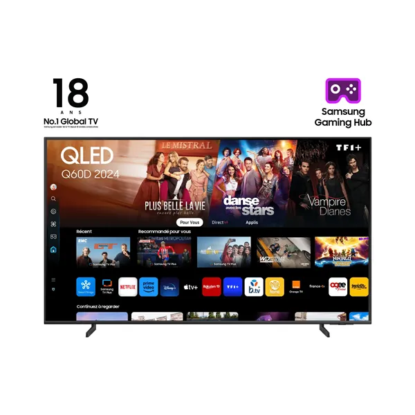 Televisor Samsung QLED Q60D TQ85Q60DAU 85'/ Ultra HD 4K/ Smart TV/ WiFi