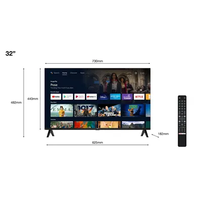 Televisor TCL 32S5400AF 32'/ Full HD/ Smart TV/ WiFi