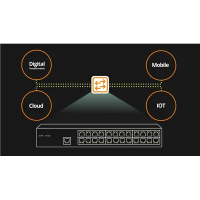 HPE Aruba serie CX 6000 Switch Gigabit24x RJ-45, 4x SFP, 370W