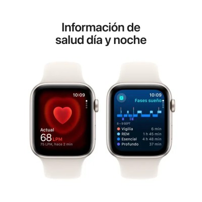 Apple Watch SE 2024 de 44mm GPS Aluminio Blanco Estrella con