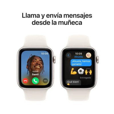 Apple Watch SE 2024 de 44mm GPS Aluminio Blanco Estrella con