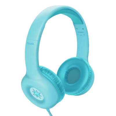 Auriculares Infantiles Trust Nouna Kids/ con Micrófono/ Azules