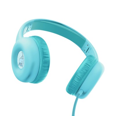 Auriculares Infantiles Trust Nouna Kids/ con Micrófono/ Azules