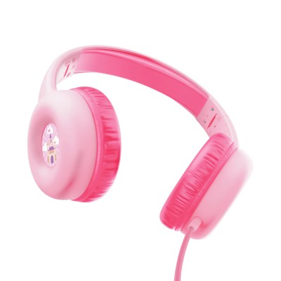 Auriculares Infantiles Trust Nouna Kids/ con Micrófono/ Rosas