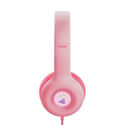 Auriculares Infantiles Trust Nouna Kids/ con Micrófono/ Rosas