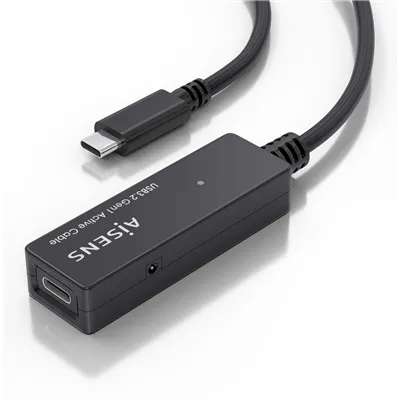 Cable Alargador USB 3.2 con Amplificador Aisens A107-0869/ USB