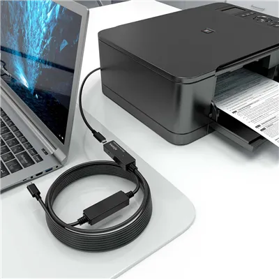 Cable Alargador USB 3.2 con Amplificador Aisens A107-0870/ USB