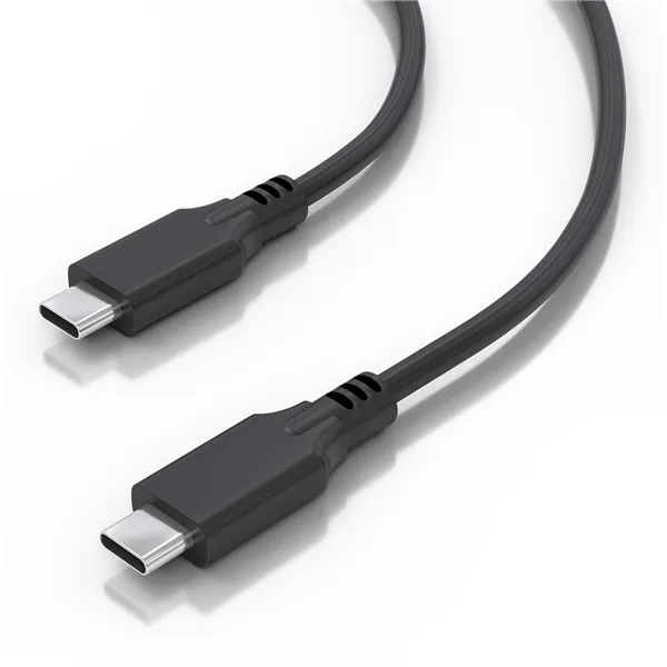 Cable USB 3.2 Tipo-C Aisens A107-0874 20GBPS 5A 100W/ USB Tipo-C Macho - USB Tipo-C Macho/ Hasta 100W/ 2m/ Gris