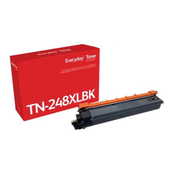 Tóner compatible Xerox 006R04875 compatible con Brother TN248XLBK Alta Capacidad/ Negro