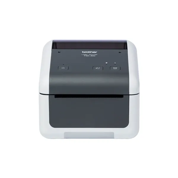 Impresora de Etiquetas y Tickets Brother TD-4210D/ Térmica Directa/ Ancho etiqueta 118mm/ USB-RS-232C/ Blanca y Negra