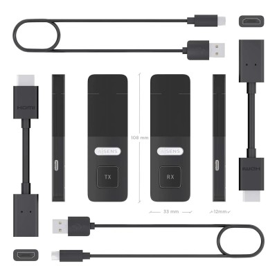 Adaptador de vídeo inalámbrico HDMI a HDMI Aisens