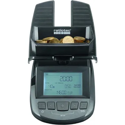 Contadora de Billetes y Monedas Ratiotec Moneyscale RS 2000