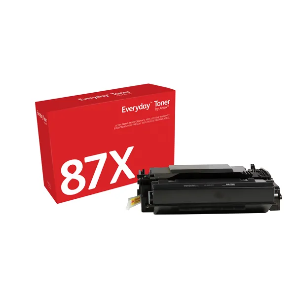 Tóner compatible Xerox 006R03653 compatible con HP CF287X/ CRG-041H/ 18000 páginas/ Negro