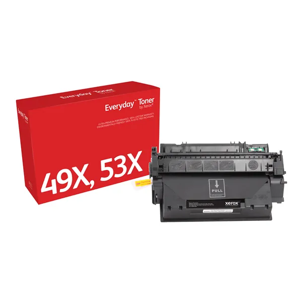 Tóner compatible Xerox 006R03666 compatible con HP Q5949X/Q7553X/ 6000 páginas/ Negro