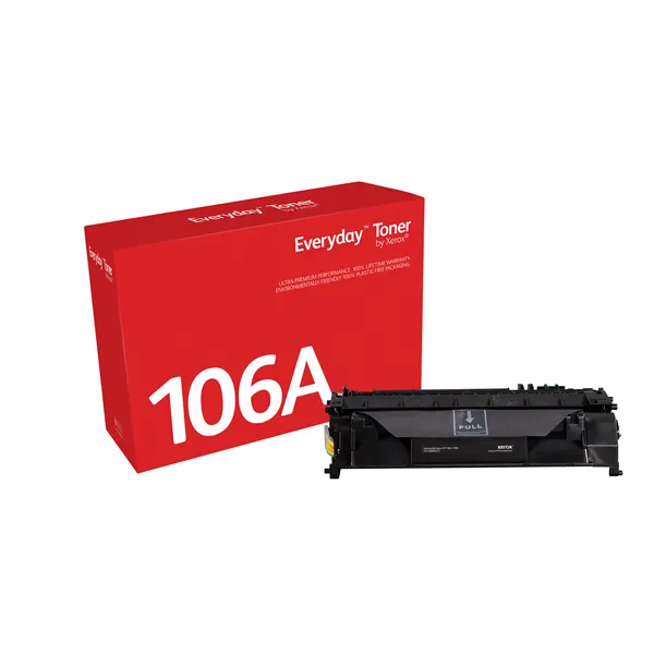 Tóner compatible Xerox 006R04525 compatible con HP 106A/ 1000 páginas/ Negro