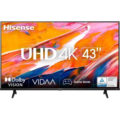 Hisense 43A6K 43" LED UltraHD 4K HDR10+ Smart TV,Quad