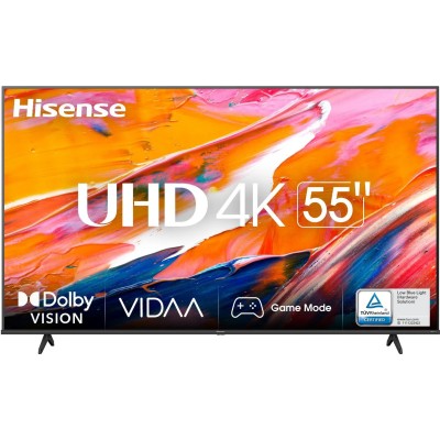 Hisense 55A6K 55" LED UltraHD 4K HDR10+ Smart TV,Quad