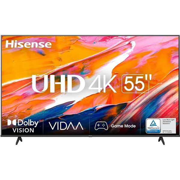 Hisense 55A6K 55" LED UltraHD 4K HDR10+ Smart TV,Quad Core,DVB-T2,Wifi/Bluetooth