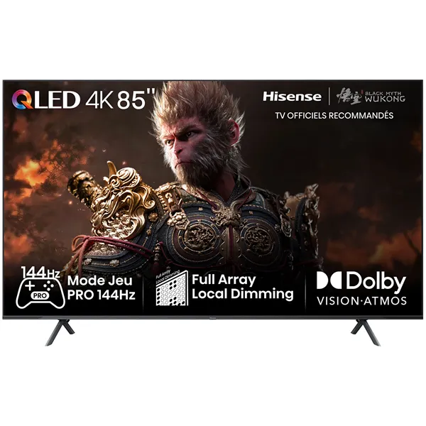 Hisense 85E7NQ Pro 85" QLED 4K HDR10+ con Quantum Dot Colour,Smart TV,Quad Core,DVB-T2,Wifi/Bluetooth