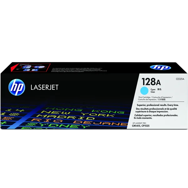 HP 128A Cian Original | Tóner CE321A