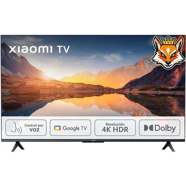 Xiaomi A 2025 50" LED UltraHD 4K Dolby Atmos Google TV Bluetooth,Wifi, A55 de 4 núcleos