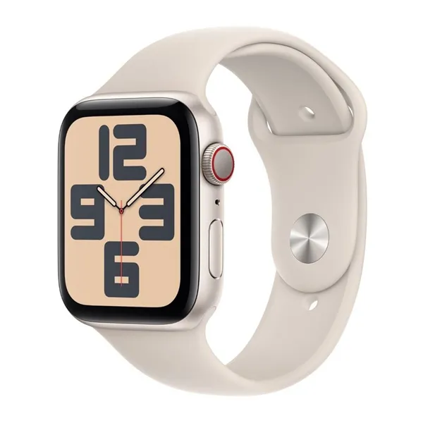 Apple Watch SE 2 Gen del 2023 (GPS + Cellular) 44 mm Blanco estrella con Correa Deportiva Blanco Estrella S/M