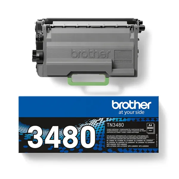 Brother TN-3480 Alta Capacidad Negro Tóner Original