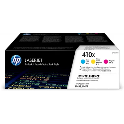 HP 410X Alta Capacidad Multipack Cian Magenta Amarillo Original