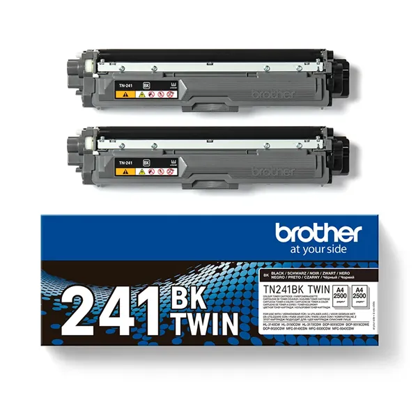 Brother TN241BK TWIN Multipack Ahorro 2x Negro Tóner Original