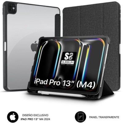 Funda Subblim Clear Shock Case para iPad Pro 12.9' 2024 M4/