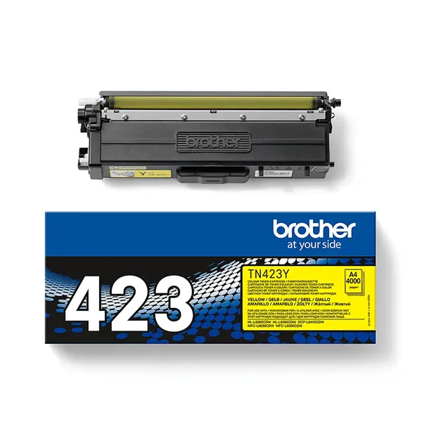 Tóner Original Brother TN-423Y Alta Capacidad/ Amarillo