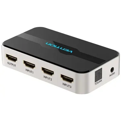 Duplicador HDMI Vention AFJH0/ 3xHDMI Hembra - HDMI Macho /