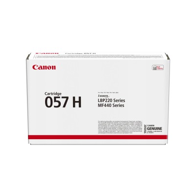 Tóner Original Canon i-SENSYS nº057H Alta Capacidad/ Negro