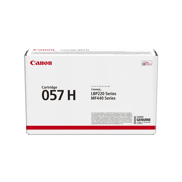 Tóner Original Canon i-SENSYS nº057H Alta Capacidad/ Negro