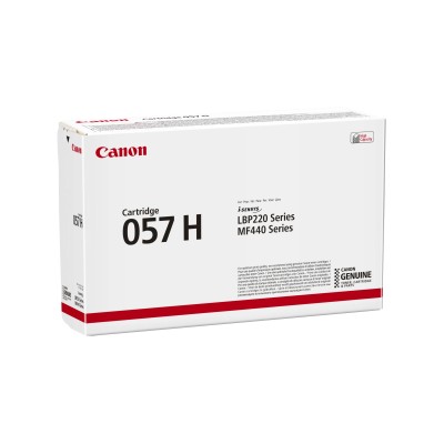 Tóner Original Canon i-SENSYS nº057H Alta Capacidad/ Negro