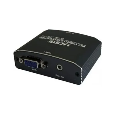 Adaptador HDMI Aisens A115-0386/ VGA Hembra + Jack 3.5 Hembra -
