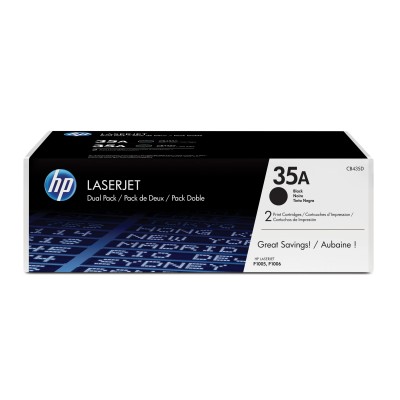 HP 35A Multipack Ahorro Tóner 2x Negro Original | Tóner CB435AD