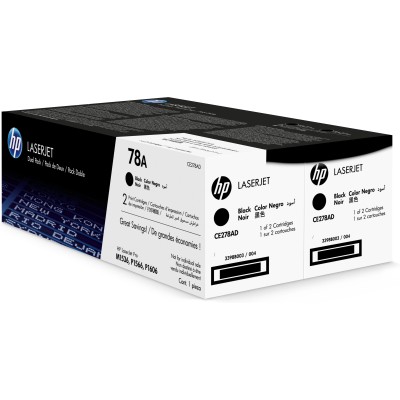 HP 78A Multipack Ahorro Tóner 2x Negro Original | Tóner CE278AD