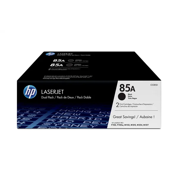 HP 85A Multipack Ahorro Tóner 2x Negro Original | Tóner CE285AD