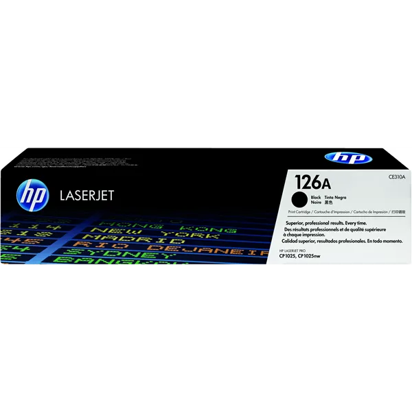 HP 126A Negro Original | Tóner CE310A