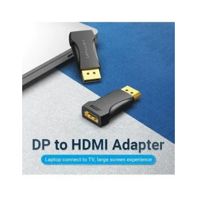 Adaptador Vention HBOB0/ Displayport Macho - HDMI Hembra